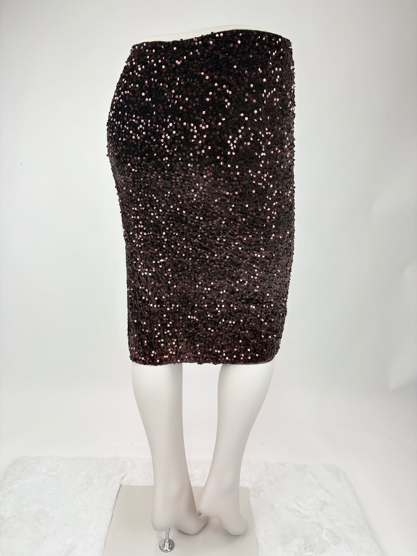 Bleistiftrock mit  Pailletten, Gr. 36/38 Gr. 38/40