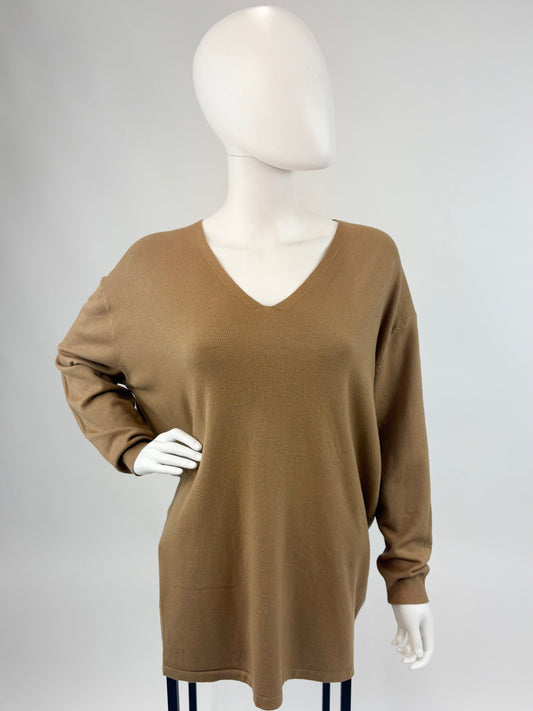 Oversize-Pullover camel, Gr. 40-46