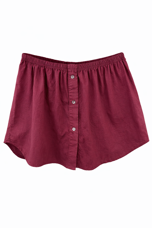 Blusenverlängerung Bordeaux , Gr. 36-44