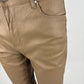 Hose Lederoptik beige, Gr. 36-44