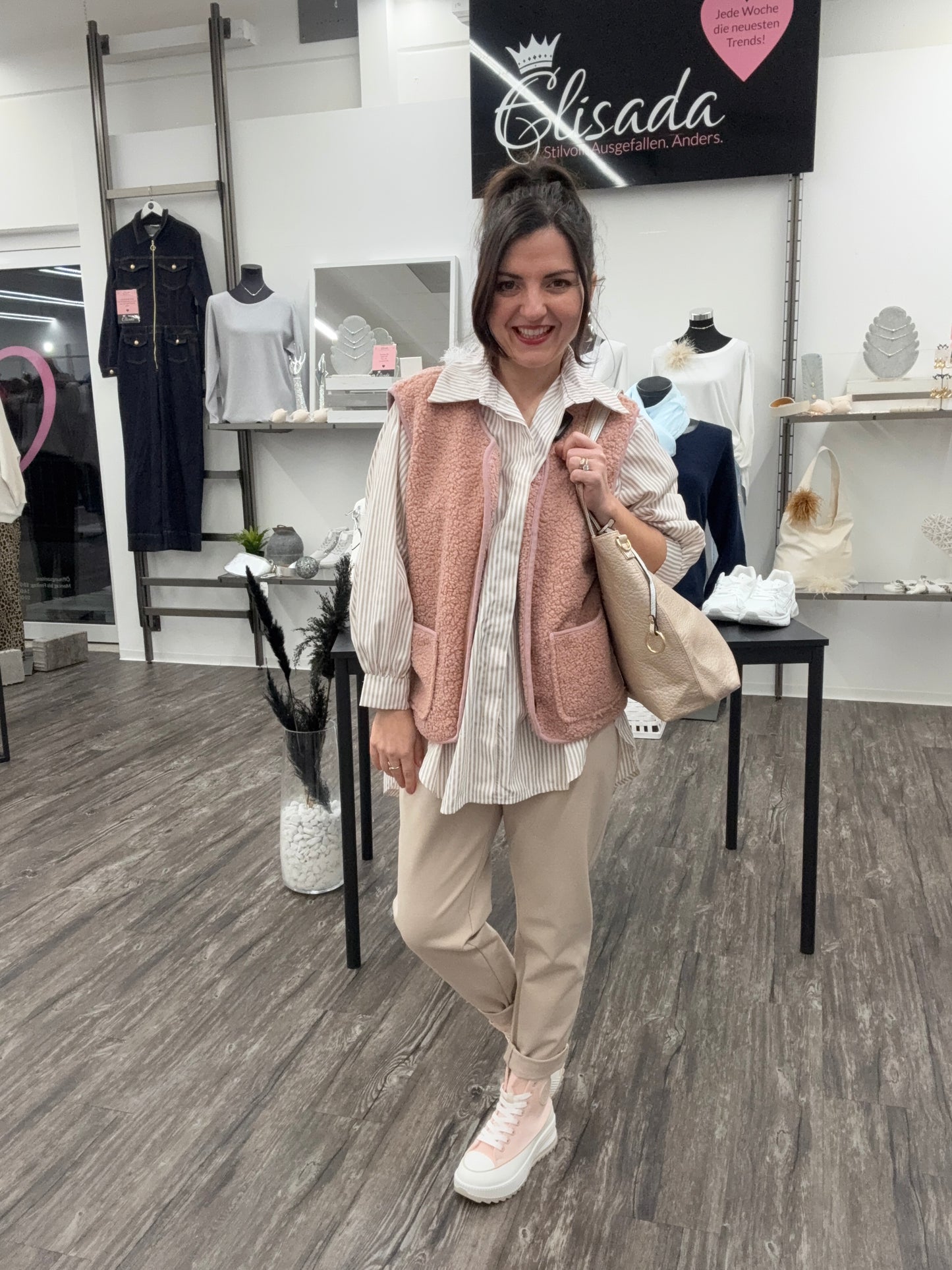 High-Top Sneaker rosa, Gr. 36-41