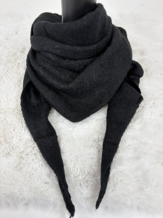 Dreiecksschal schwarz
