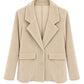 Samt-Optik Blazer "Mara" beige, Gr. 36-46