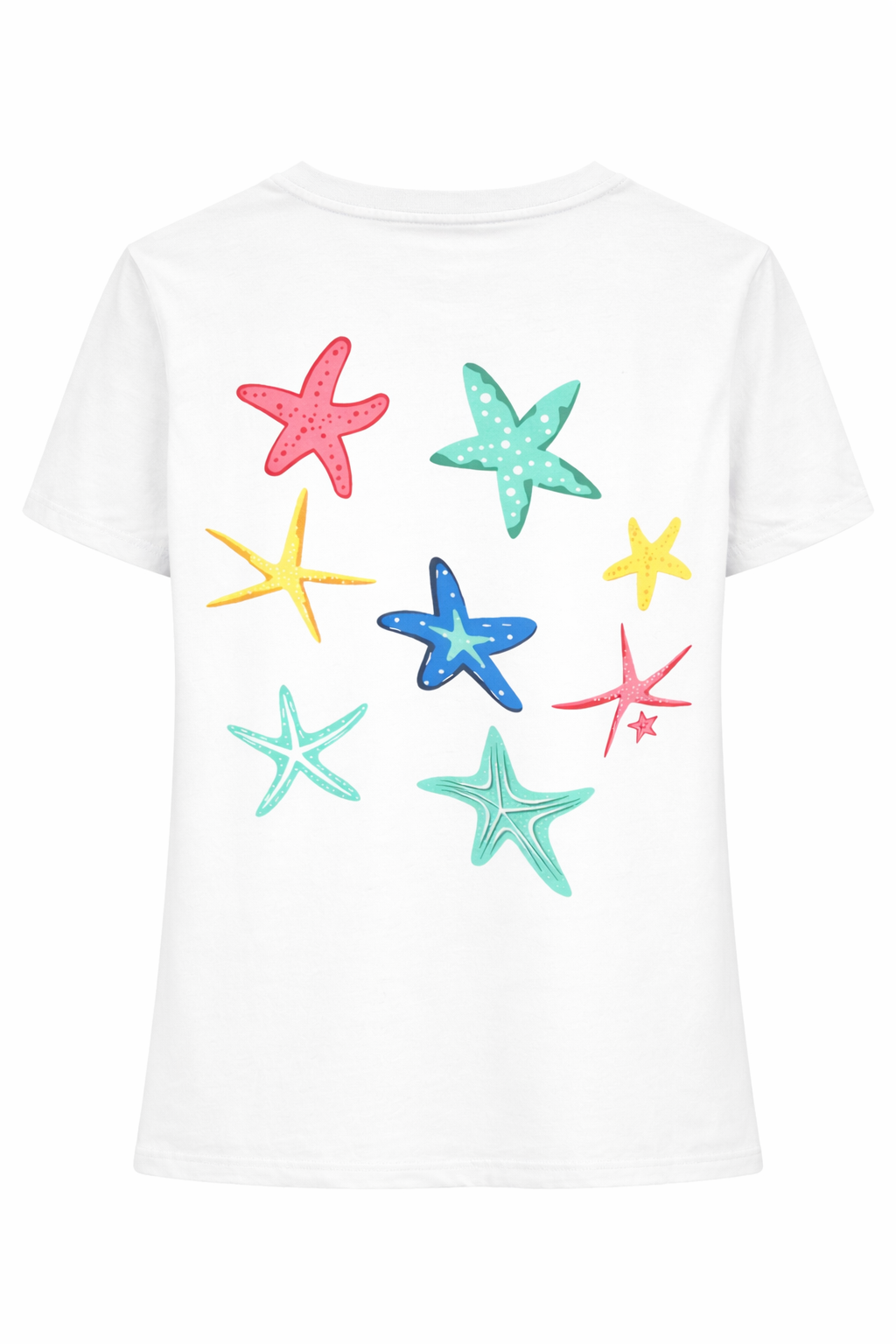 T-Shirt Seestern weiß, Gr. 34-38