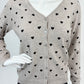Cardigan Herz versch. Farben, Gr. 36-40