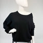 Strickpullover schwarz, Gr. 36-42