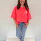 Shirt "Crème de la Crème" neonpink, Gr. 38-44