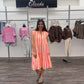 Sommerkleid Neonstreifen, Gr. 38-44