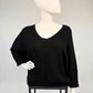 Strickpullover schwarz, Gr. 36-42 kurz