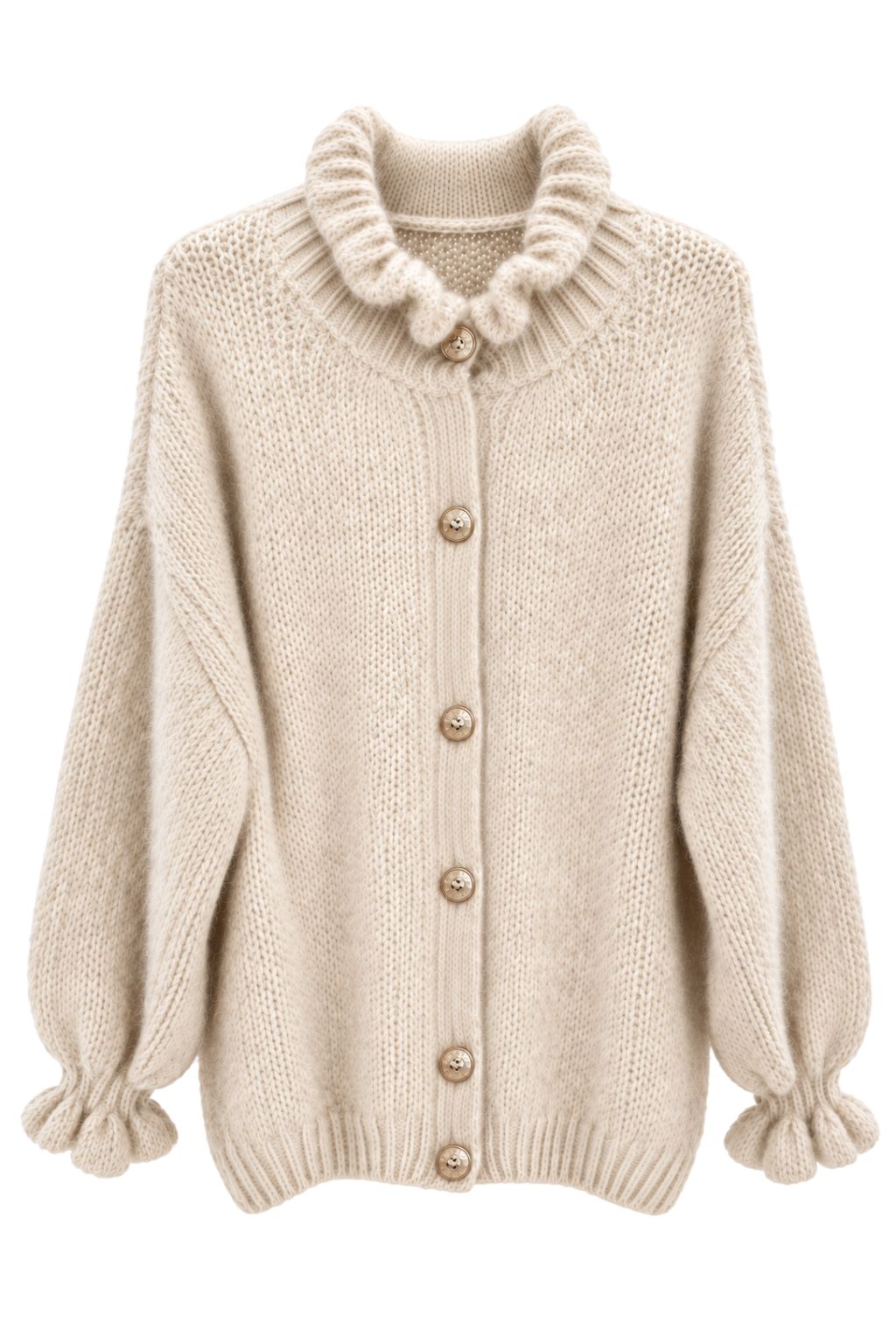 Strickcardigan "Elisa" beige, Gr. 38-44