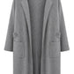 Long Cardigan "Cozy" grau, Gr. 36-42