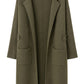Long Cardigan "Cozy" oliv, Gr. 36-42