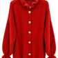 Strickcardigan "Elisa" rot, Gr. 38-44