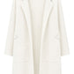 Long Cardigan "Cozy" wollweiß, Gr. 36-42