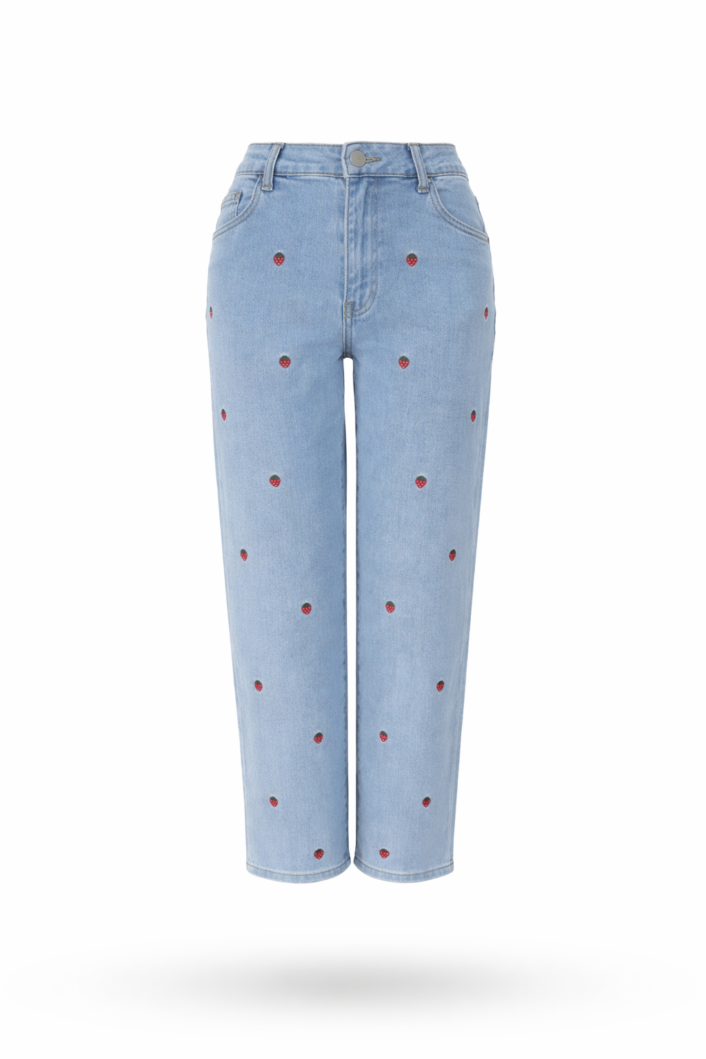Mom Fit Jeans Erdbeere, Gr. 34-42