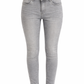 Slim Fit Jeans MBJ Damen – Skinny Jeans in grau Gr. 36-46