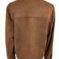 Jacke Wildlederoptik schokobraun, Gr. 36-42