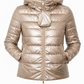 Steppjacke metallic taupe, Gr. 36-42