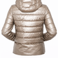 Steppjacke metallic taupe, Gr. 36-42