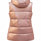 Steppweste kurz metallic roségold, Gr. 36-42