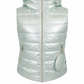 Steppweste kurz metallic mint, Gr. 36-44
