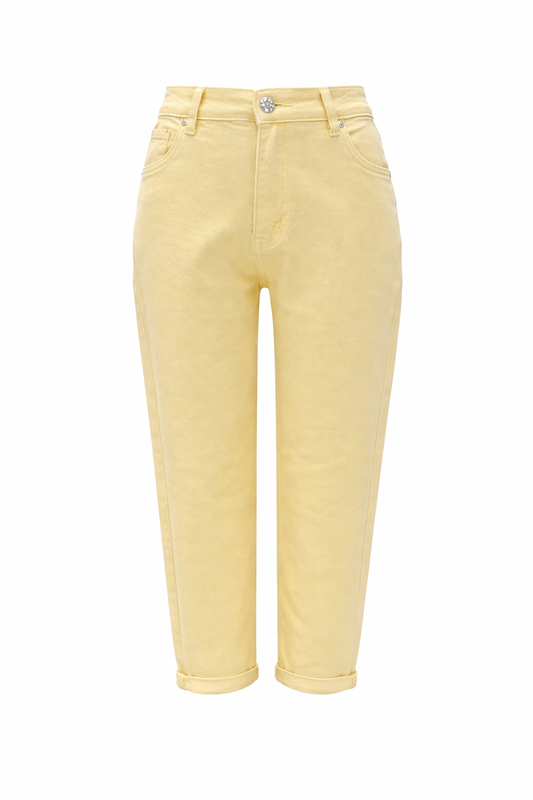 Jeans buttergelb, Gr. 34-42