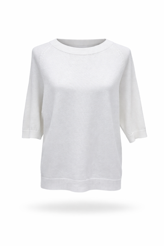 Feinstrick-Pullover off-white, Gr. 36-42