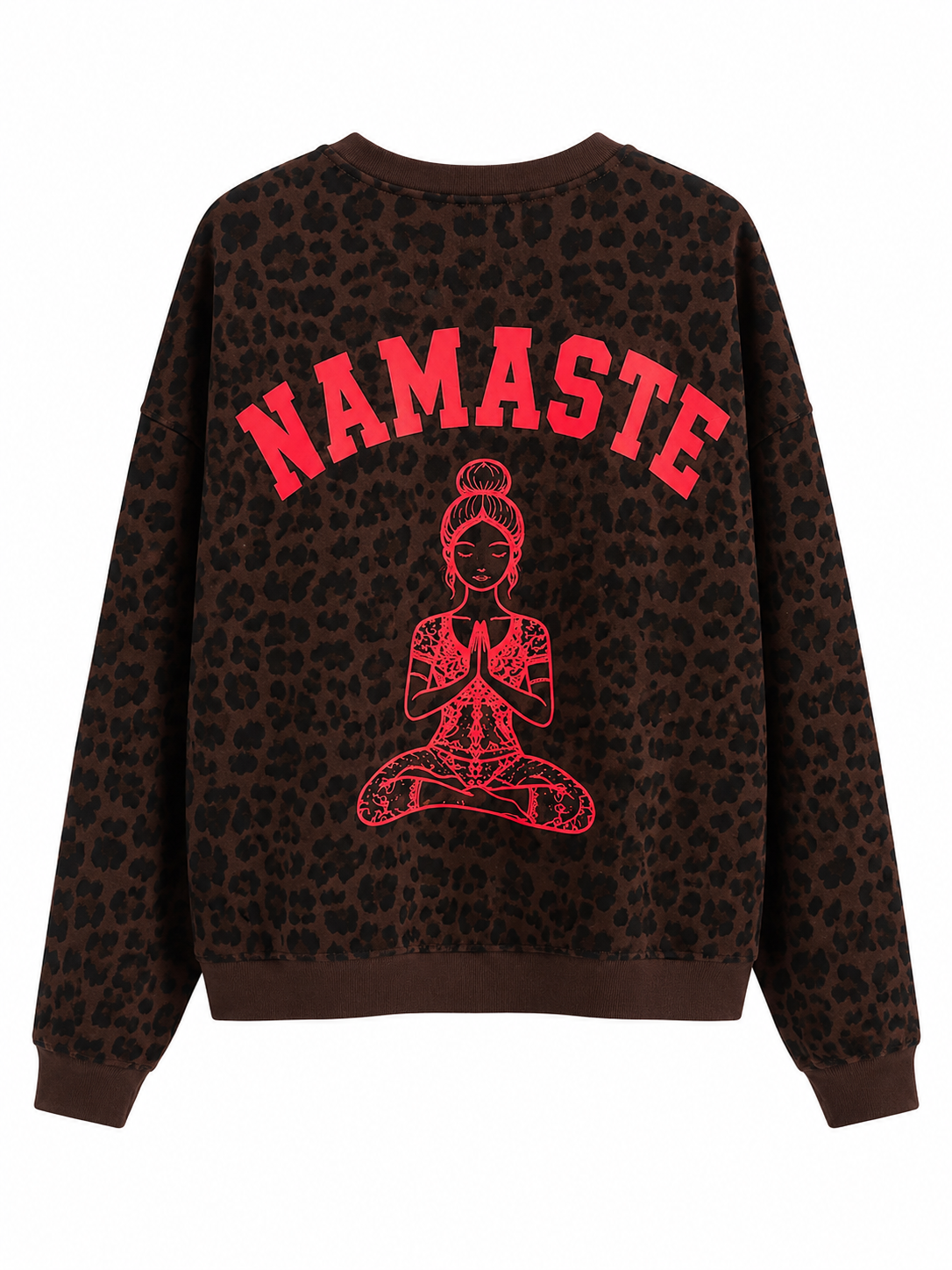 Leo Sweater "Namaste" neonpink, Gr. 36-44