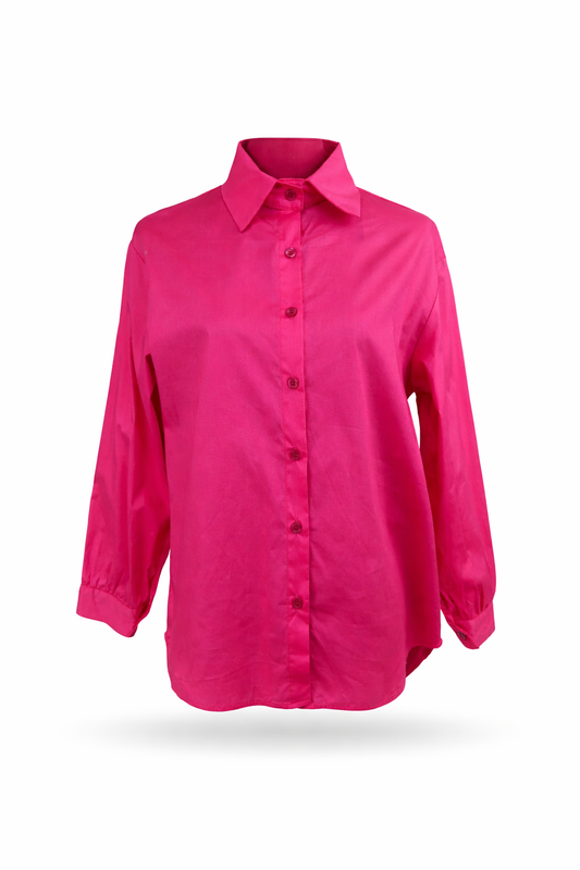 Damen Bluse in pink, Gr. 34-44