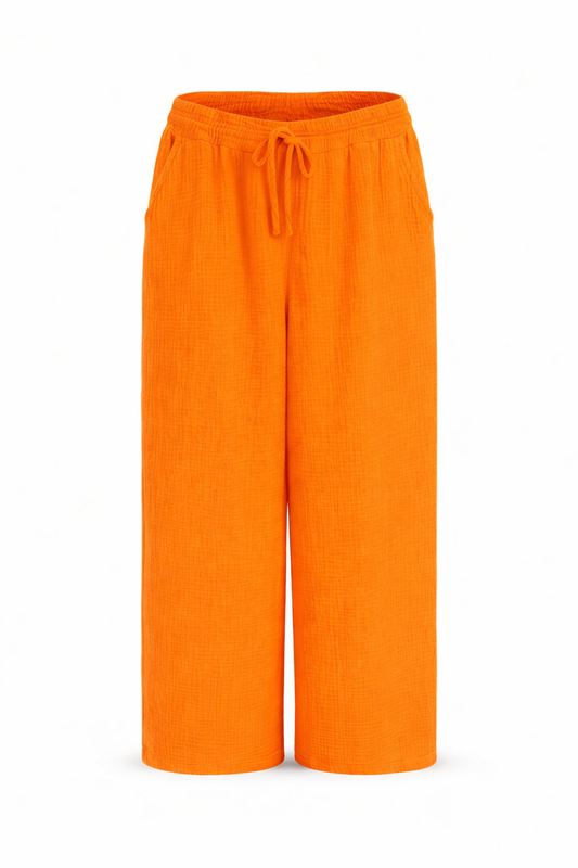 Musselin Hose Gr. 34-40 orange