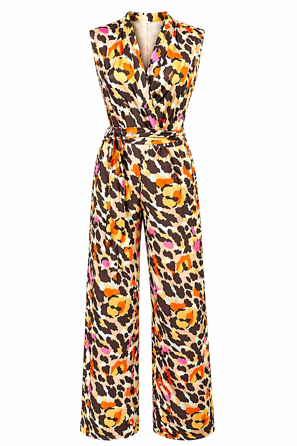 Jumpsuit Leo-Muster bunt, Gr. 36-42