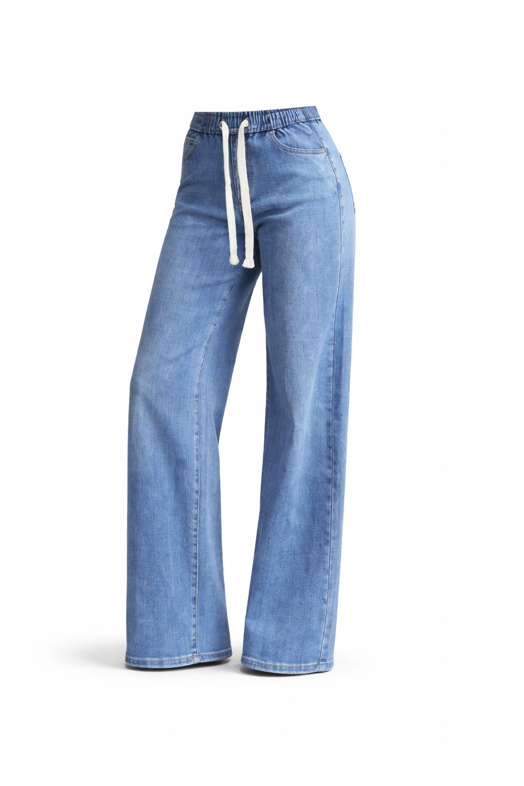 Wide Leg Jeans MBJ mit Tunnelzug, Gr. 36-46