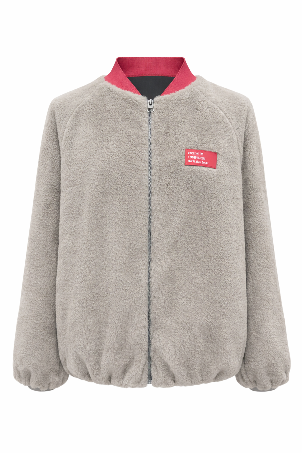 Faux-Fur Jacke beige, Gr. 36-42