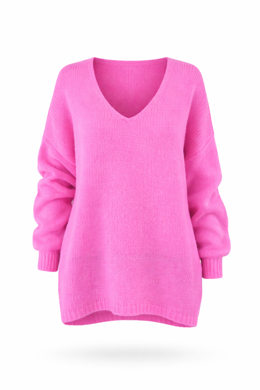 Pullover neonpink, Gr. 38-44/46