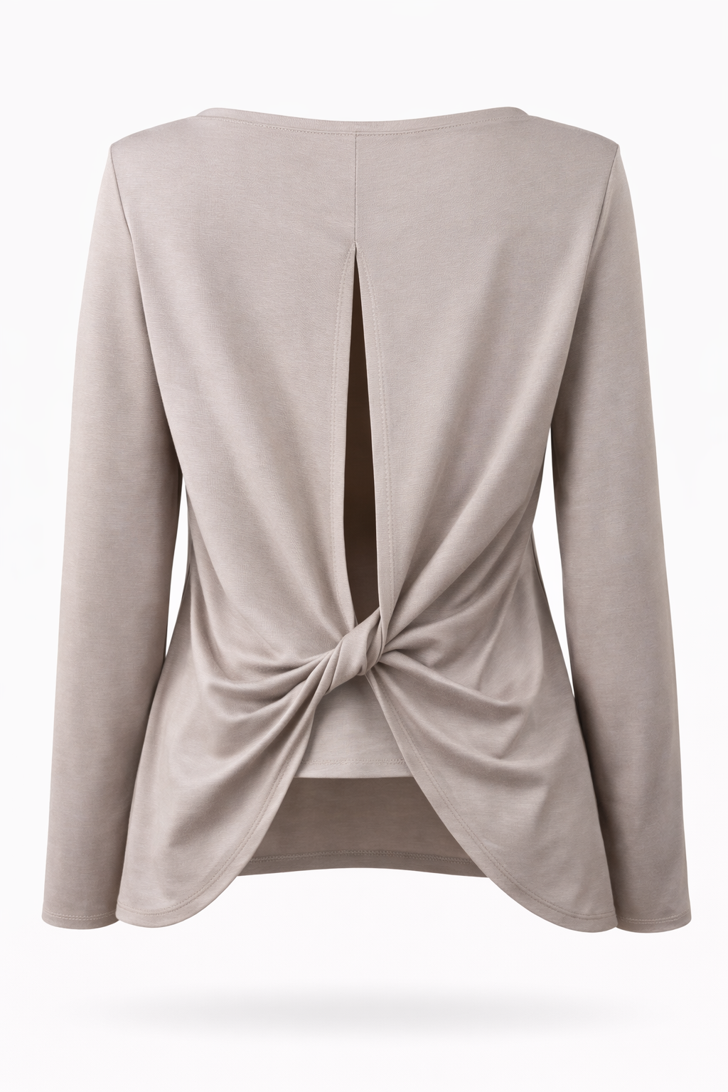 Oberteil mit Twist-Back-Design taupe, Gr. 36-42