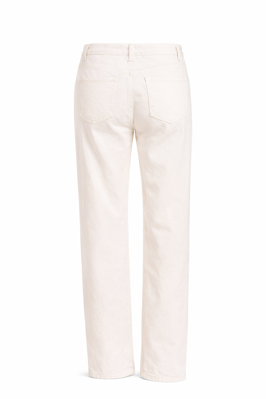 Straight-Leg Jeans mit Blumen-Lochmuster off-white, Gr. 34-42