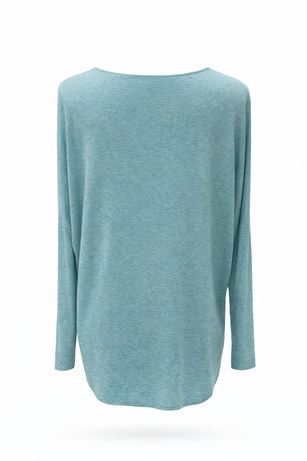 Langarmshirt mit Schmetterlingsprint & Strassdetails mint, Gr. 38-44