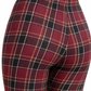 Stoffhose kariert bordeaux/schwarz, Gr. 36-40