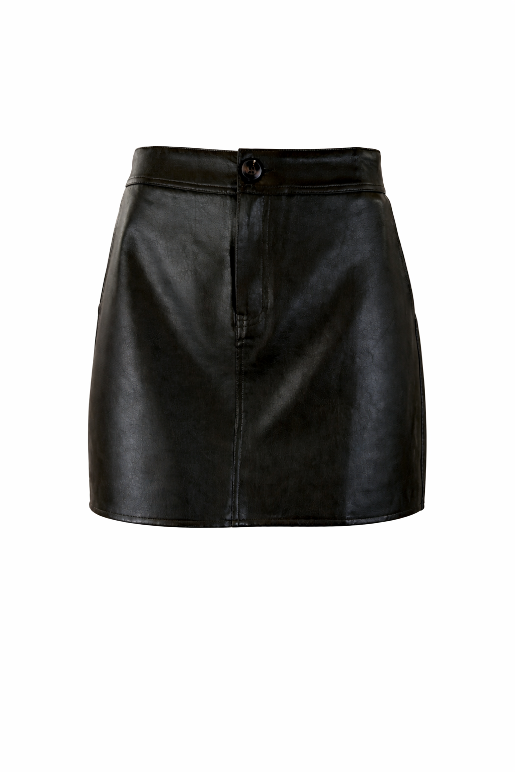 Kunstleder Rock braun, Gr. 36-40