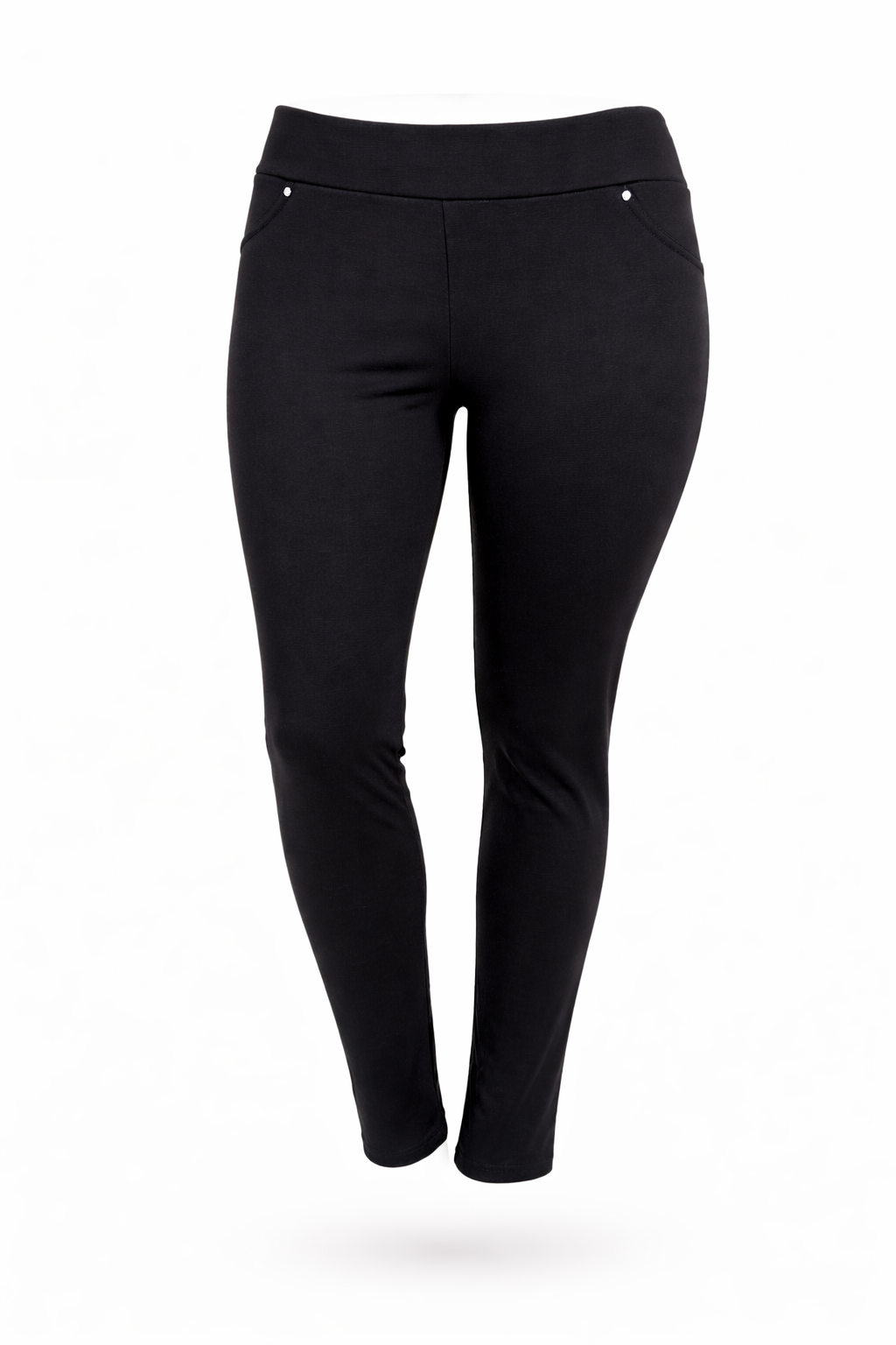 Hose in schokobraun mit Gummiband, Gr. 36-46