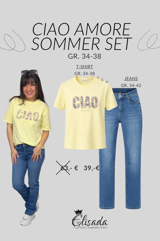 Ciao Amore Sommer Set gelb, Gr. 34-38