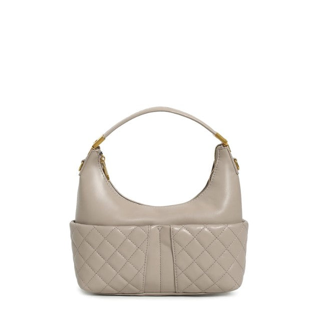 Clutch Bag gesteppt taupe