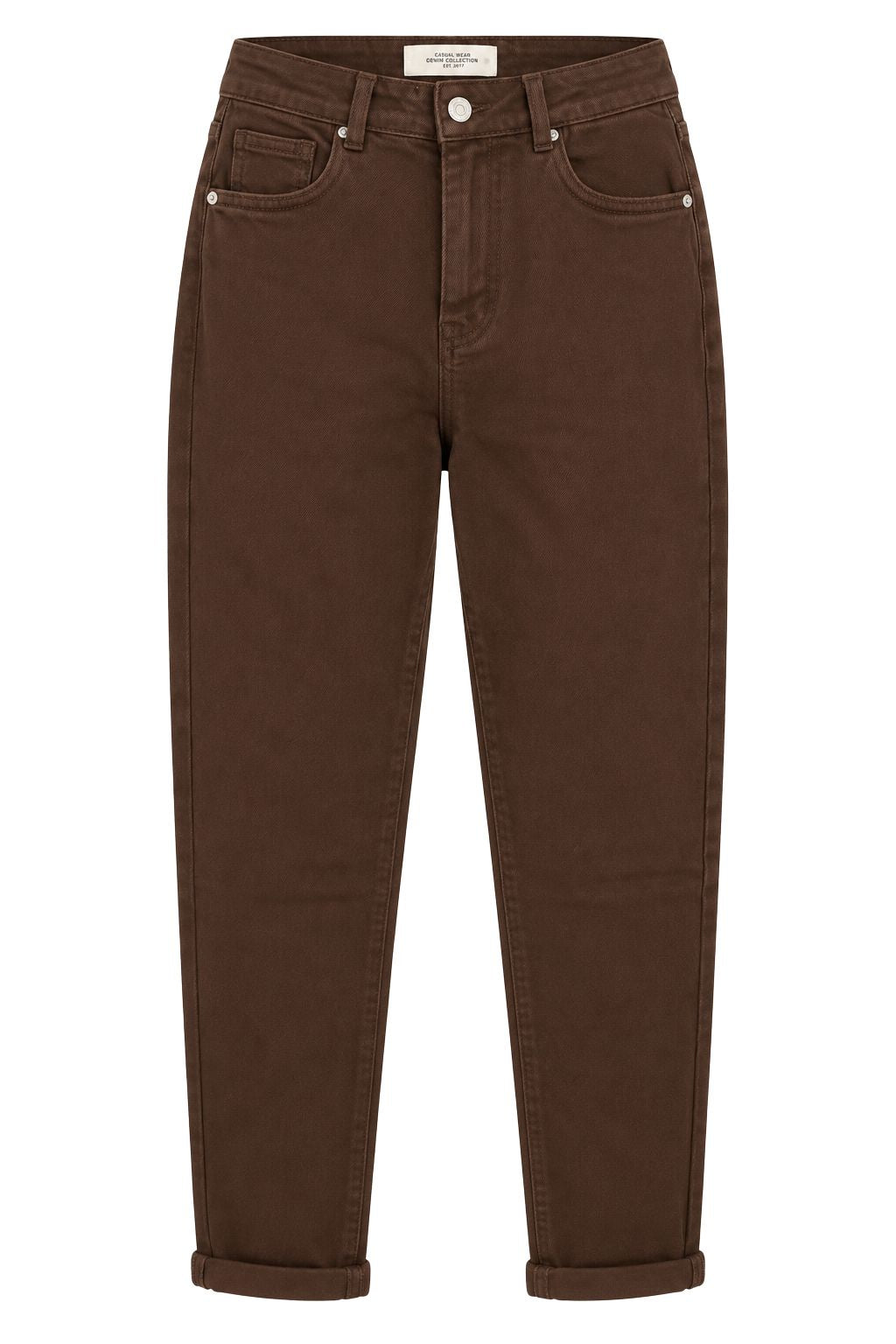 Mom-Fit Jeans "CoCo" schokobraun, Gr. 34-42