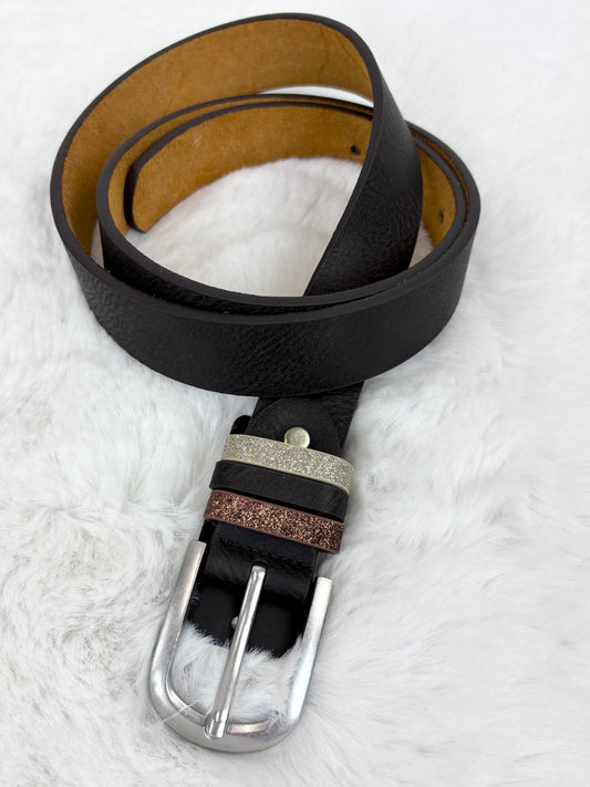 Gürtel schokobraun, 90-105 cm