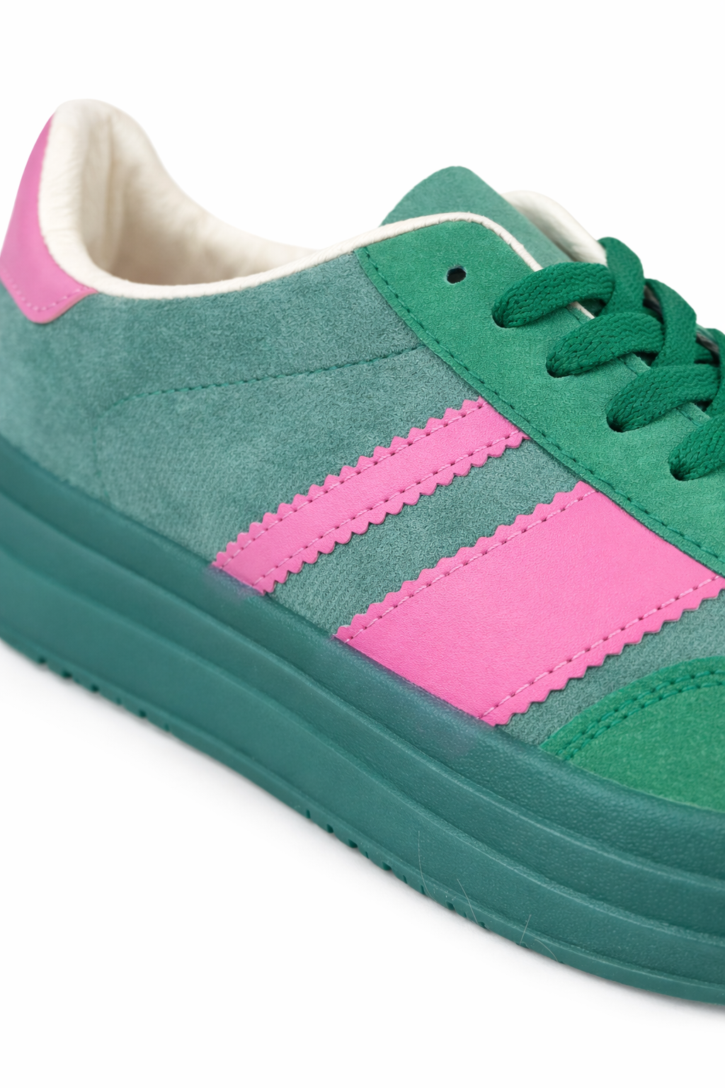 Sneaker grün/pink, Gr. 41