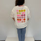 Shirt "Happy" off-white, Gr. 36-42