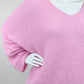 Oversize Pullover rosa Gr. 38-44
