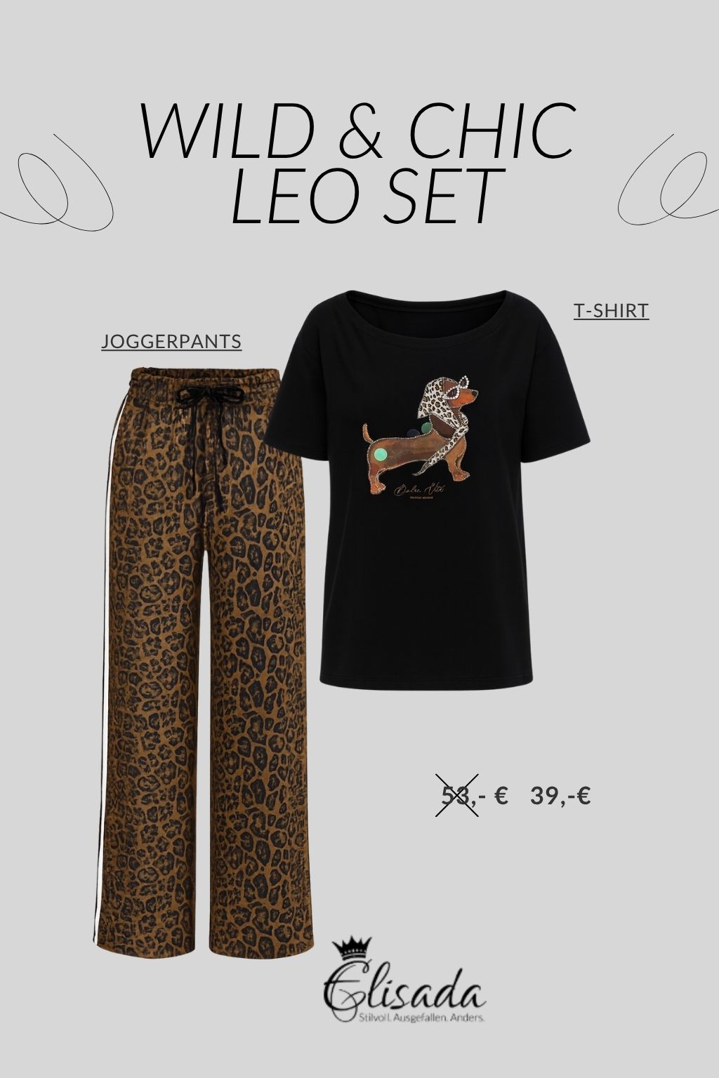 Wild -&-Chic-Leo-Set-Dackel-schwarz