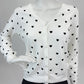 Cardigan Herz versch. Farben, Gr. 36-40
