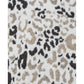 Kuscheliger XXL-Schal mit Animal-Print Creme